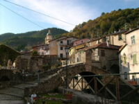 The medieval bridge, Pignole, Liguria