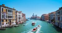 Venice, skyline with canal
