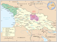 Abkhazia within the modern state of Georgia