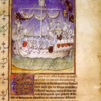 Page from Le Canarien 