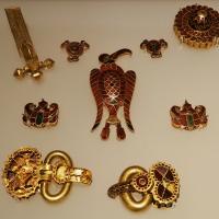 Selection of pieces from the second princely tomb of Apahida