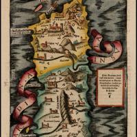 The Kingdom of Sardinia in a Sixteenth Century Map
